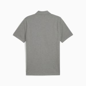 Camiseta tipo polo Essentials de piqué para hombre, Medium Gray Heather, extralarge
